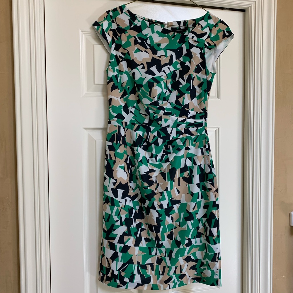 Ann Taylor - Size 0 - Asymmetrical Neck Sheath